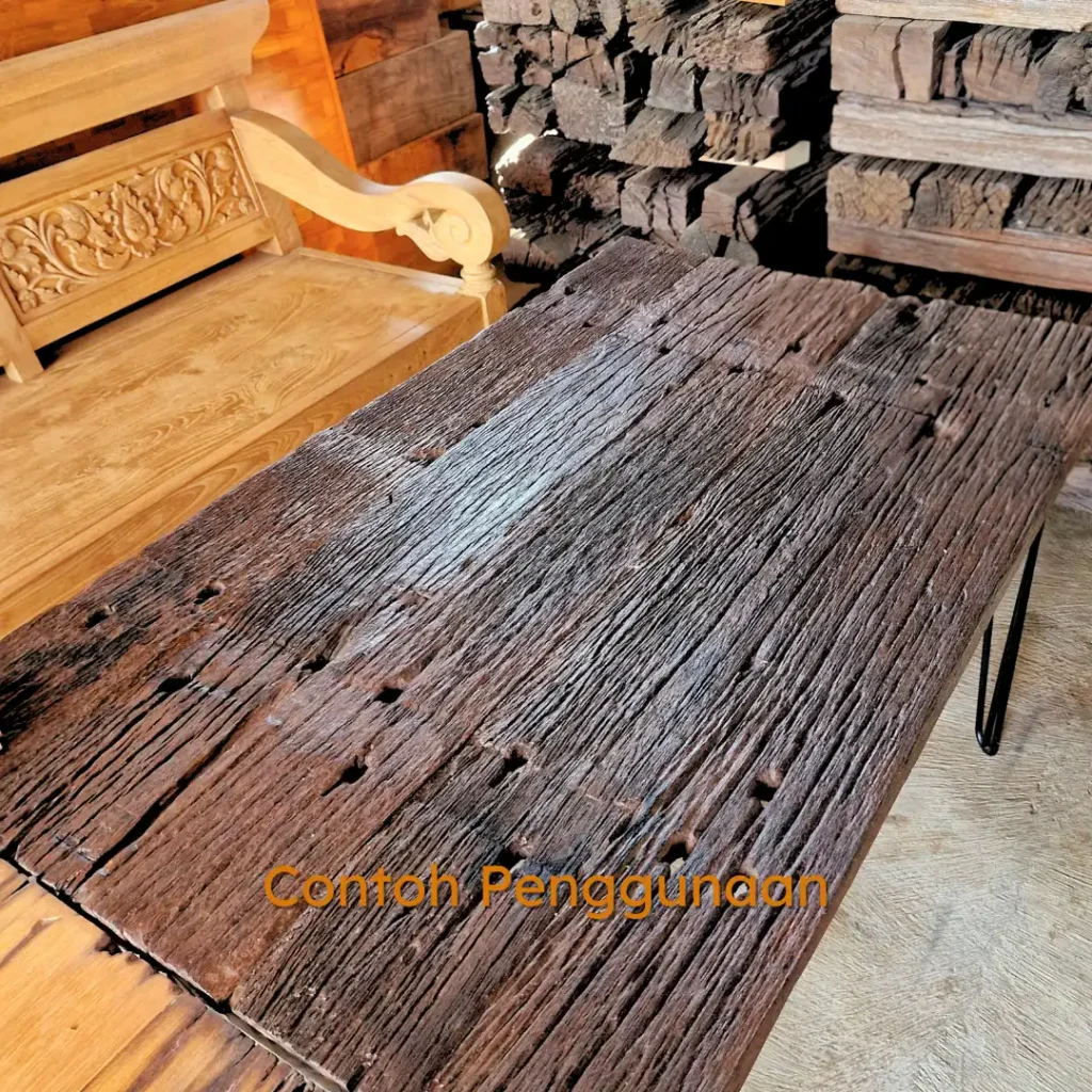 Ulin Bantalan Lori Grade B - Detail 1