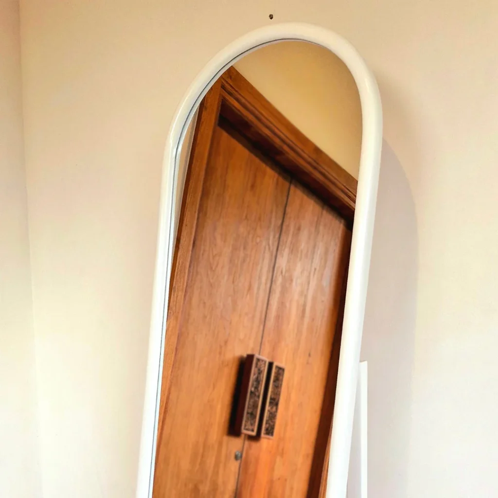 Cermin Berdiri Frame Kayu Jati Premium - Detail 1