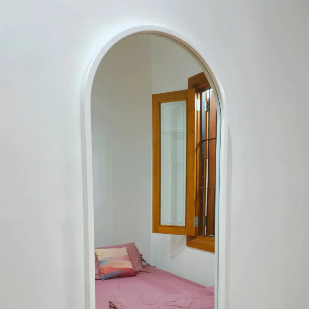 Cermin Dinding Tempel Jati Premium - Detail 2