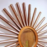 Cermin Matahari Kayu Jati Premium