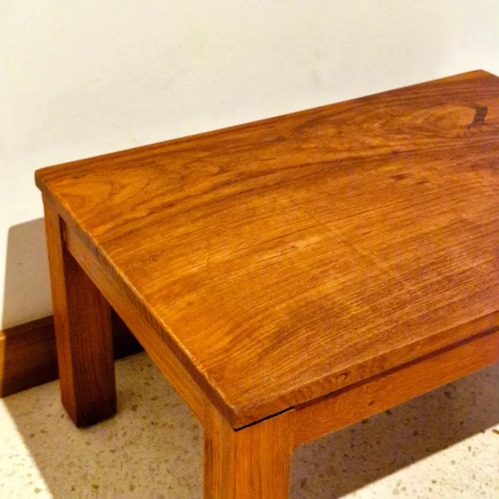 Meja Kayu Solid Jati Lawasan Premium - Detail 3