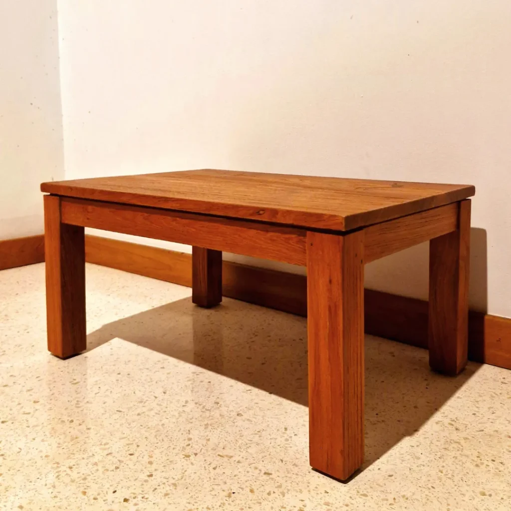 Meja Kayu Solid Jati Lawasan Premium - Detail 1