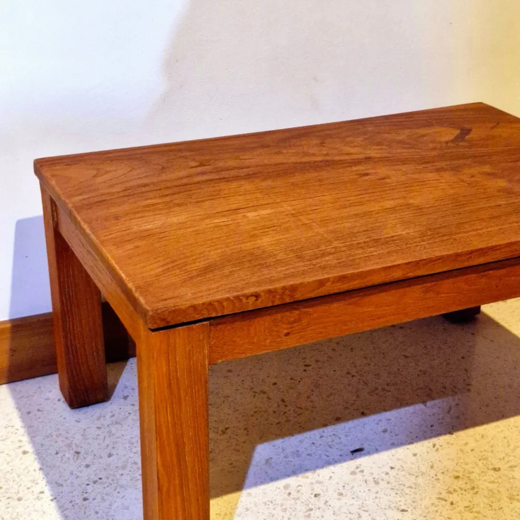 Meja Kayu Solid Jati Lawasan Premium - Detail 5