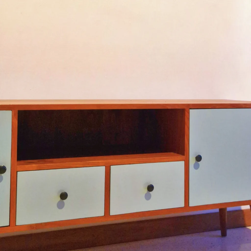 Rak Bufet Minimalis Kayu Solid Premium - Detail 3