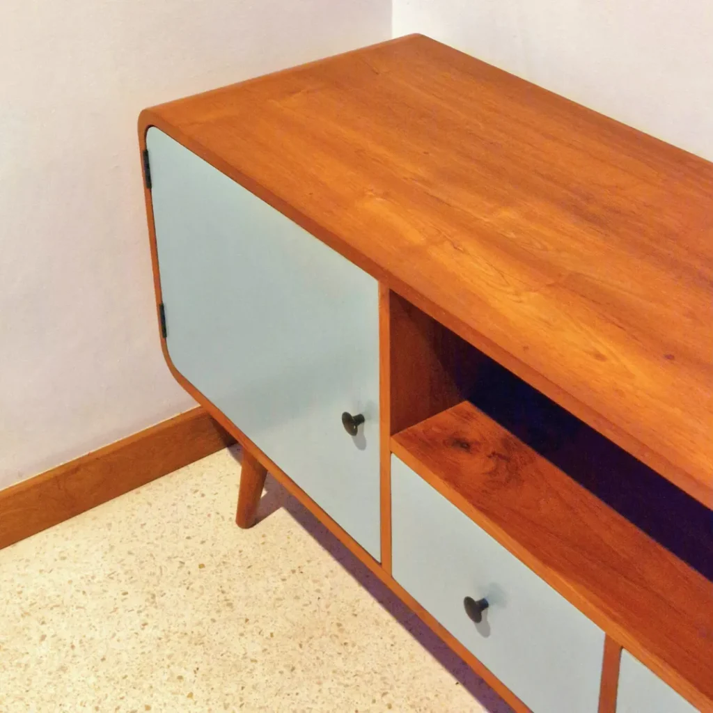 Rak Bufet Minimalis Kayu Solid Premium - Detail 2