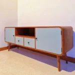 Rak Bufet Minimalis Kayu Solid Premium