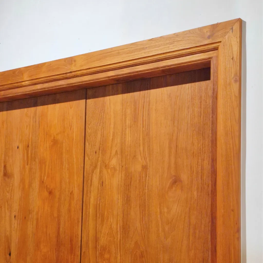 Pintu Kayu Jati Premium 2 Daun Pintu - Detail 4
