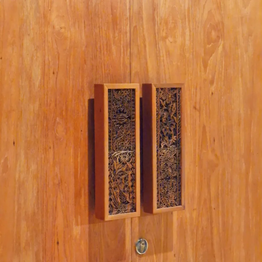 Pintu Kayu Jati Premium 2 Daun Pintu - Detail 2
