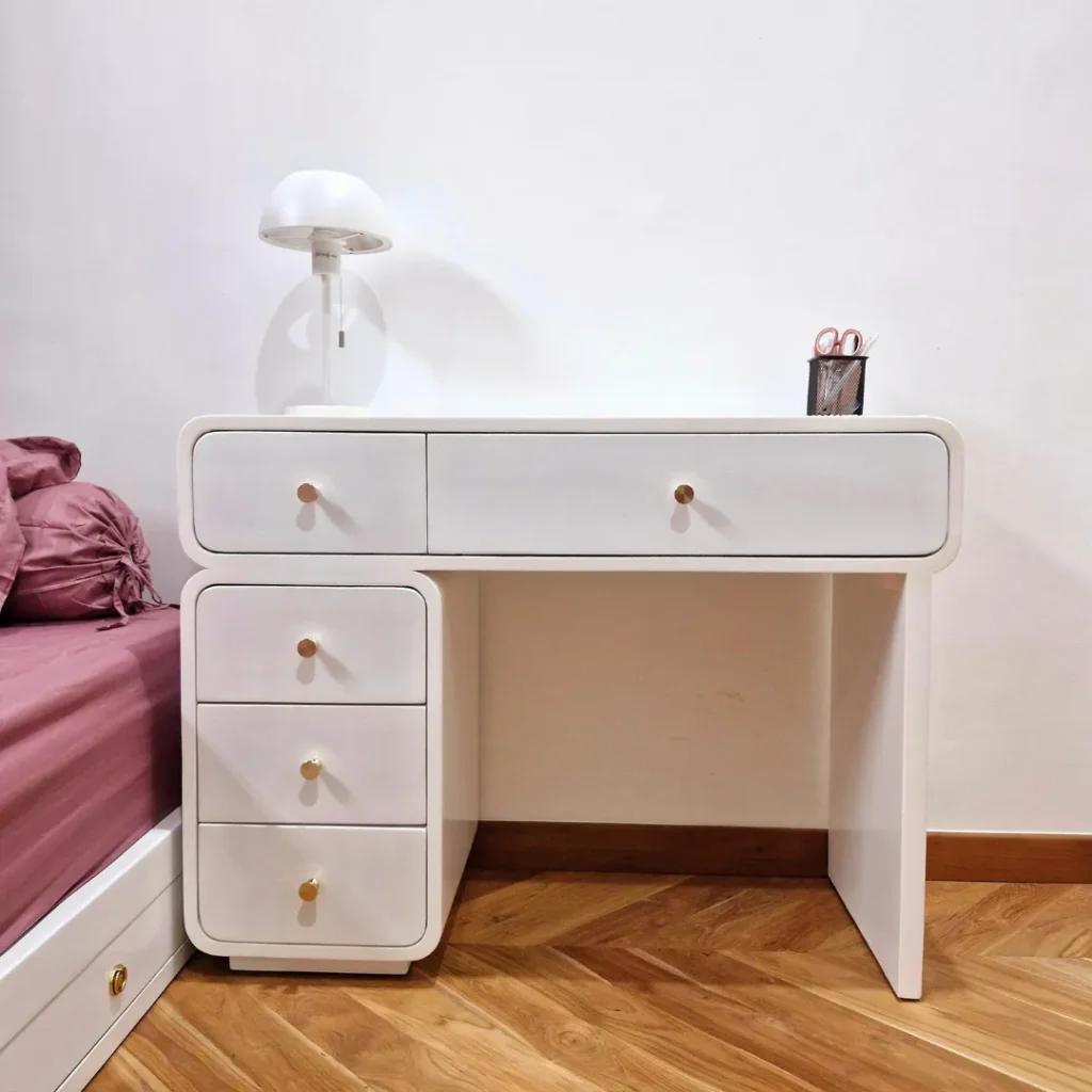 Meja Kerja Kayu Jati Lawasan Premium - Detail 3