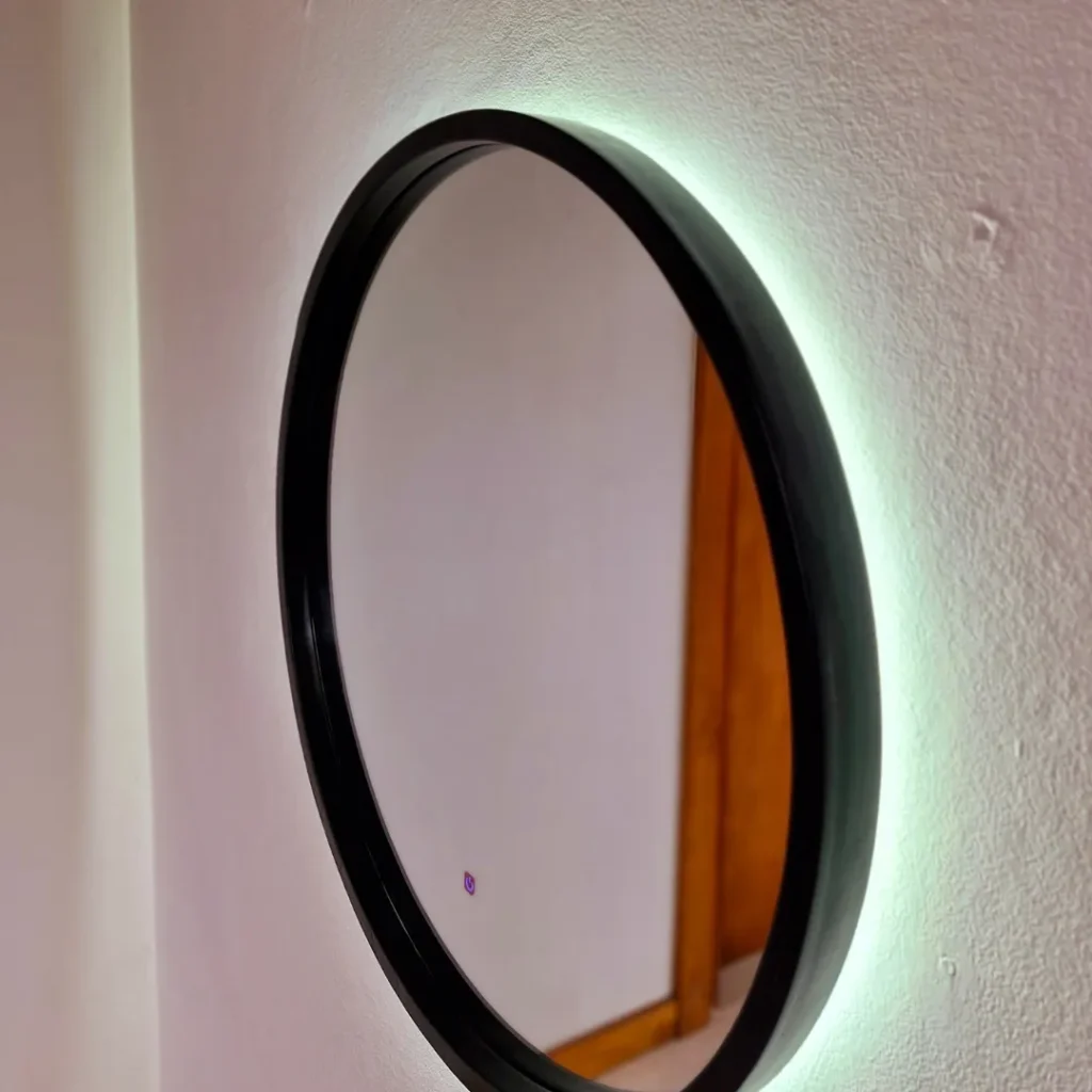 Cermin Oval Aesthetic dengan Lampu LED untuk Kamar - Detail 3