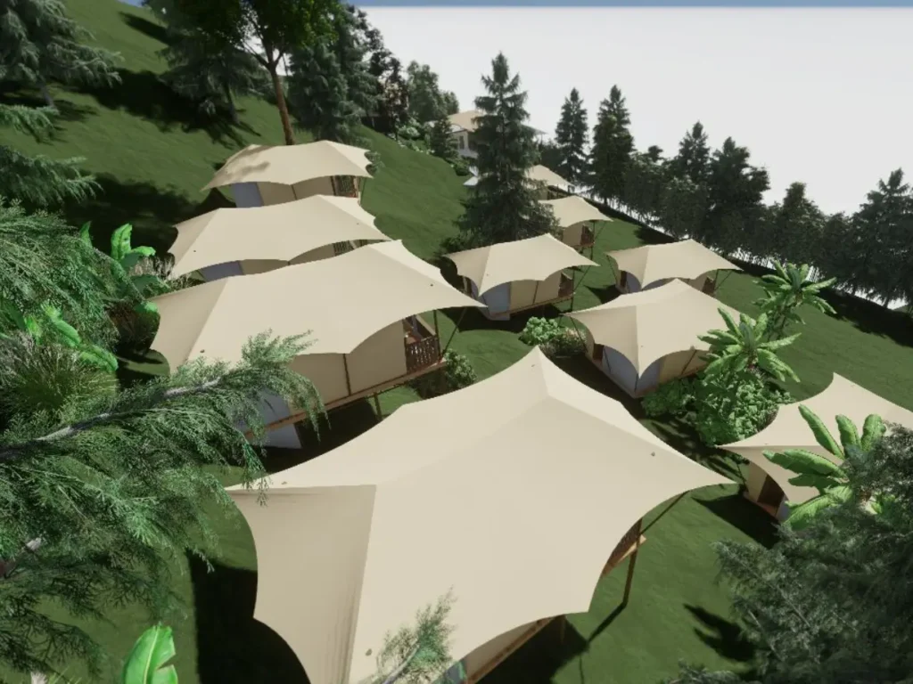 Decking Glamping Kaura Bali