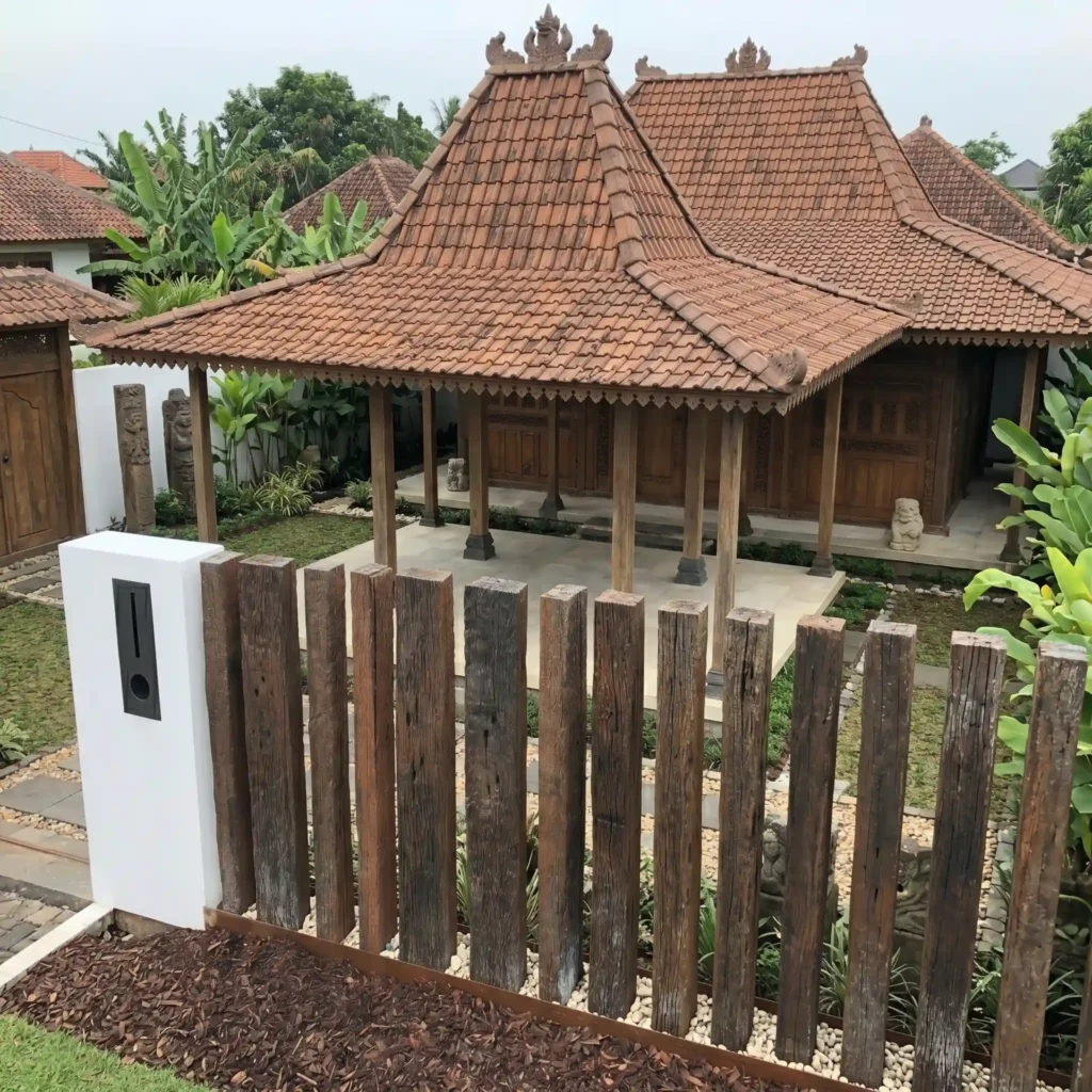 pagar-kayu-ulin-minimalis-tahan-cuaca-ekstrem