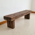 Bangku Taman Kayu Ulin 120cm Solid by Mandor Jati